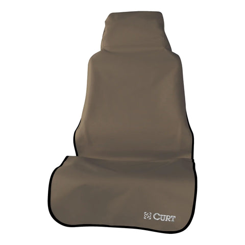 CURT 18502 Seat Defender 58 x 23 Removable Waterproof Brown Bucket Cover