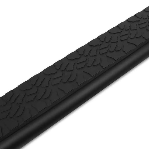 Raptor Series 1904-0142BT - 5 In Tread Step Slide Track Running Boards Black Textured Aluminum 22-24 Toyota Tundra CrewMax Cab