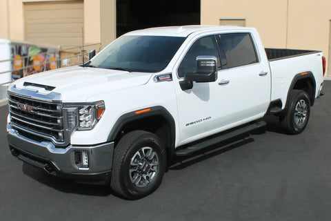 Raptor Series 1902-0051BT - 5 In Tread Step Slide Track Running Boards Black Textured Aluminum 09-18 Dodge Ram 1500 19-23 Classic Quad/Extended Cab