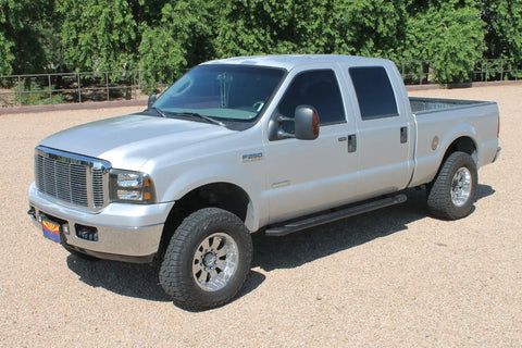 Raptor Series 1903-0343BT - 5 In Tread Step Slide Track Running Boards Black Textured Aluminum 99-16 Ford F-250/F-350 Super Duty SuperCab
