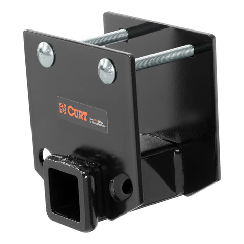 CURT 19100 Camper RV Bumper Hitch, Fits 4-Inch Beam, 2-In Receiver, 3,500 lbs