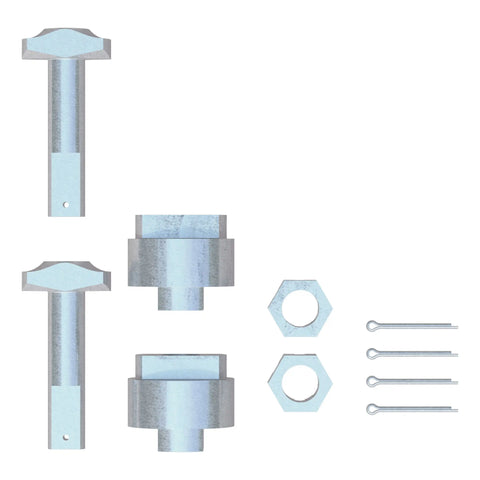 CURT 19203 Replacement 5th Wheel Puck System Anchors for Ram (Large, Fits 16021, 16022)