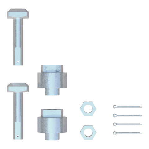 CURT 19204 Replacement 5th Wheel Puck System Anchors for Ram (Small, Fits 16021, 16022)