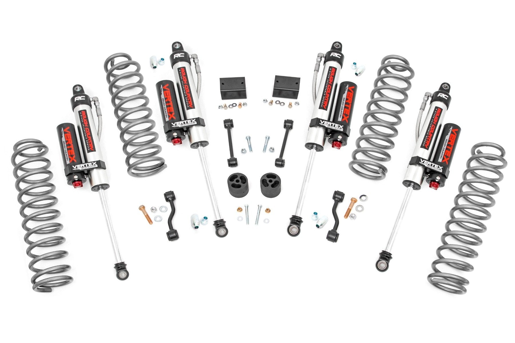 2.5 Inch Lift Kit | Coils | Vertex | Jeep Wrangler Unlimited 4WD (2018-2023)