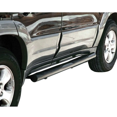 ARIES 203012 - 3 Round Black Steel Side Bars, Select Ford Explorer, Mazda Tribute
