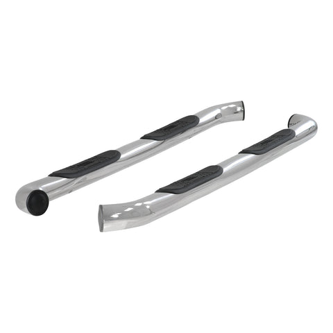 ARIES 203016-2 - 3 Round Polished Stainless Side Bars, Select Ford F-150