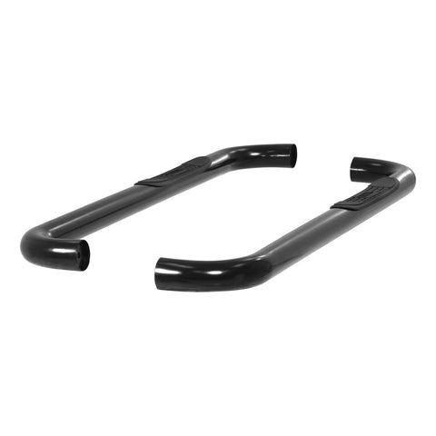ARIES 203017 - 3 Round Black Steel Side Bars, Select Ford F-150