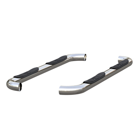 ARIES 203025-2 - 3 Round Polished Stainless Side Bars, Select Ford F-250, F-350 Super Duty