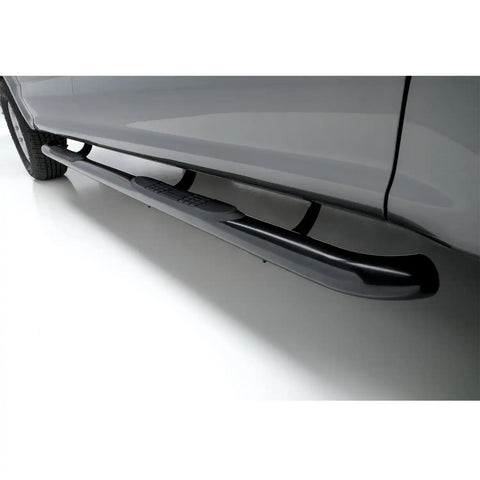 ARIES 203043 - 3 Round Black Steel Side Bars, Select Ford F-150, F-250, F-350 Super Duty