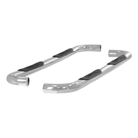 ARIES 204001-2 - 3 Round Polished Stainless Side Bars, Select Chevrolet, GMC C, K