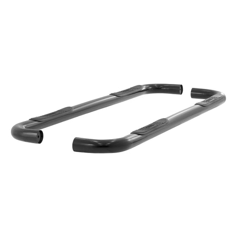 ARIES 204014 - 3 Round Black Steel Side Bars, Select Chevrolet Suburban