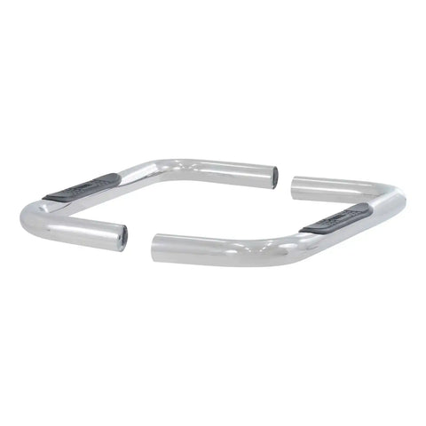 ARIES 204036-2 - 3 Round Polished Stainless Side Bars, Select Chevrolet, GMC C, K