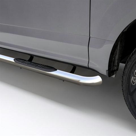 ARIES 204075-2 - 3 Round Polished Stainless Side Bars, Select Hummer H2