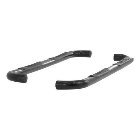 ARIES 204076 - 3-Inch Round Black Steel Nerf Bars, No-Drill, Fits Select Hummer H3