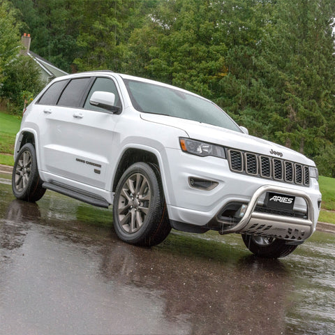 ARIES 2051009 - AeroTread 5 x 67 Polished Stainless Running Boards, Select Jeep Grand Cherokee
