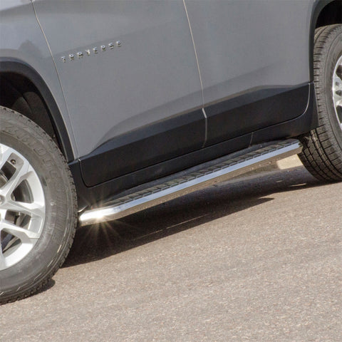 ARIES 2051020 - AeroTread 5 x 76 Polished Stainless Running Boards, Select Traverse, Acadia