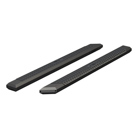 ARIES 2055991 - AdvantEDGE 5-1/2 x 91 Black Aluminum Side Bars (No Brackets)