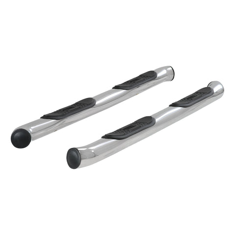 ARIES 206008-2 - 3 Round Polished Stainless Side Bars, Select Honda Pilot
