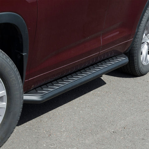 ARIES 2061015 - AeroTread 5 x 70 Black Stainless Running Boards, Select Toyota Highlander