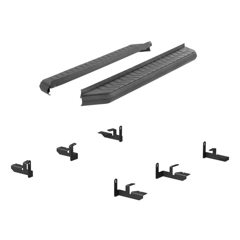 ARIES 2061038 - AeroTread 5 x 73 Black Stainless Running Boards, Select Nissan Pathfinder