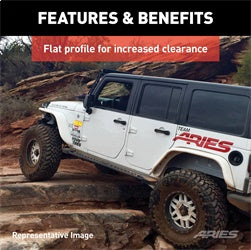 ARIES 2074103 - Rocker Step Running Boards, Select Jeep Grand Cherokee