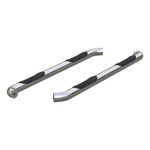 ARIES 209019-2 - 3 Round Polished Stainless Side Bars, Select Nissan Equator, Frontier