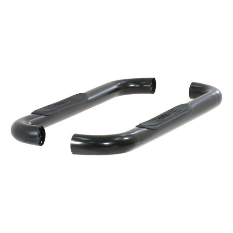 ARIES 213014 - 3 Round Black Stainless Side Bars, Select Ford F-250, F-350 Super Duty