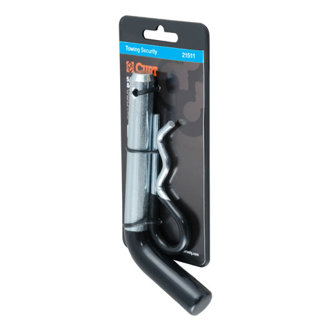 CURT 21511 5/8 Hitch Pin (2 Receiver, Zinc with Rubber Grip, Packaged)