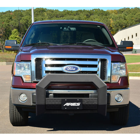 ARIES 2163000 - AdvantEDGE Black Aluminum Truck Bull Bar, Select Ford F-150