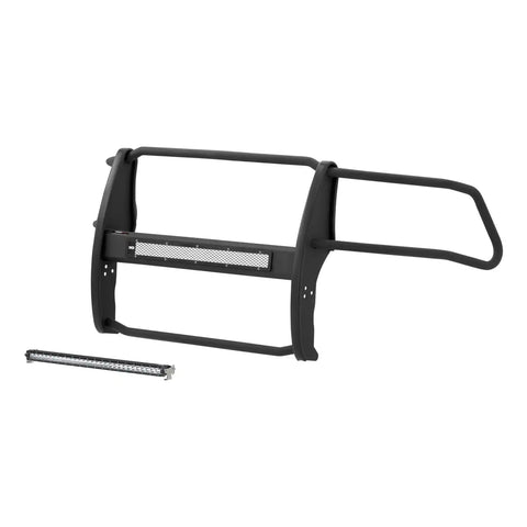 ARIES 2170026 - Pro Series Black Steel Grille Guard with Light Bar, Select Dodge, Ram 2500, 3500