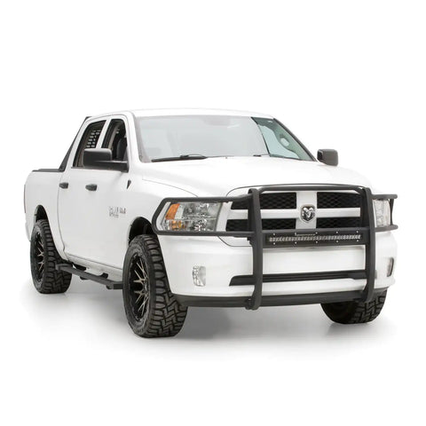 ARIES 2170026 - Pro Series Black Steel Grille Guard with Light Bar, Select Dodge, Ram 2500, 3500