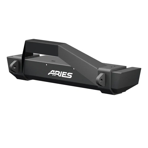 ARIES 2186001 - TrailCrusher Jeep Wrangler TJ Steel Front Bumper with Brush Guard, 9.5K