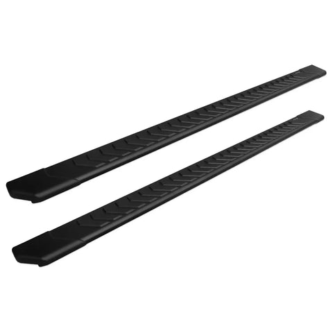 Raptor Series 2203-0355BT - 5 In OEM Style Full Tread Slide Track Running Boards Black Textured Aluminum 15-23 Ford F-150 17-23 F-250/F-350 Super Duty SuperCab