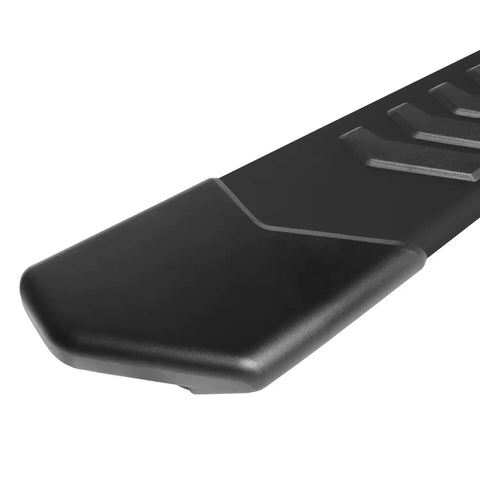 Raptor Series 2202-0602BT - 5 In OEM Style Full Tread Slide Track Running Boards Black Textured Aluminum 19-24 Dodge Ram 1500 New Body Crew Cab