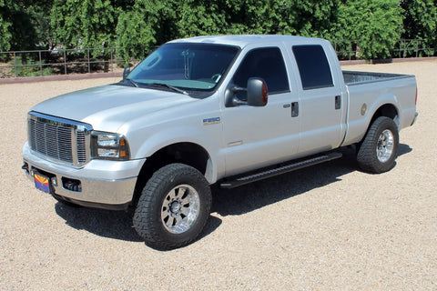 Raptor Series 2203-0343BT - 5 In OEM Style Full Tread Slide Track Running Boards Black Textured Aluminum 99-16 Ford F-250/F-350 Super Duty SuperCab