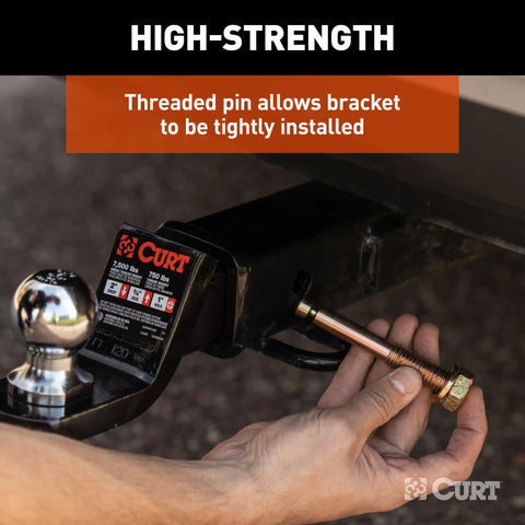 CURT 22323 - Anti-Rattle Hitch Pin Shim Device Fits 2-Inch Receiver 5/8-In Hole