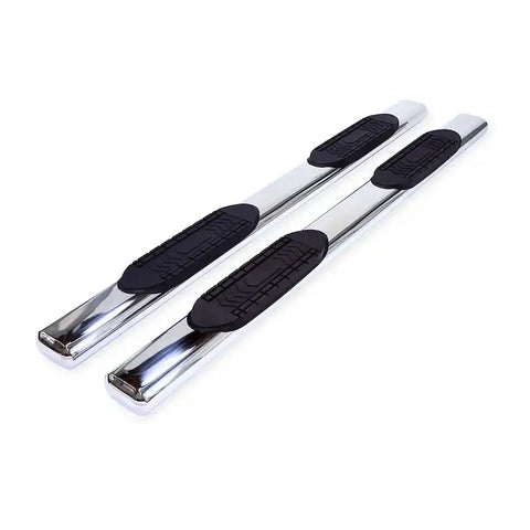 TrailFX A8201S - 6 Inch Oval Straight Pol Stainless Steel Frame Body Mount Bolts Extended Cab Pickup