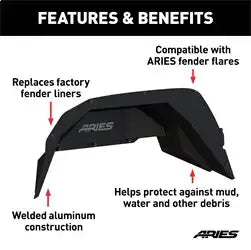 ARIES 2500555 - Fender Liner