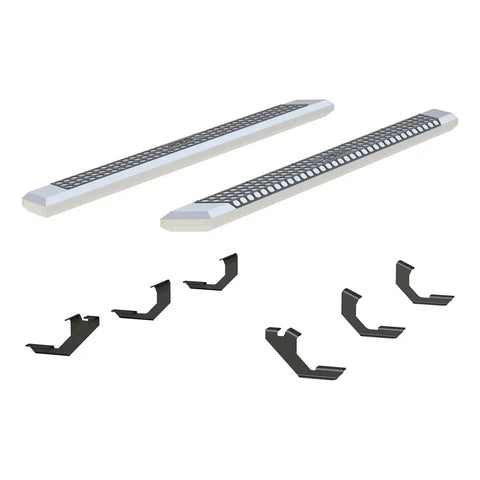 ARIES 2555023 - AdvantEDGE 5-1/2 x 85 Chrome Aluminum Side Bars, Select Toyota Tacoma