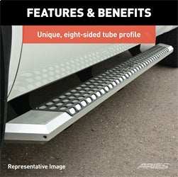 ARIES 2555023 - AdvantEDGE 5-1/2 x 85 Chrome Aluminum Side Bars, Select Toyota Tacoma