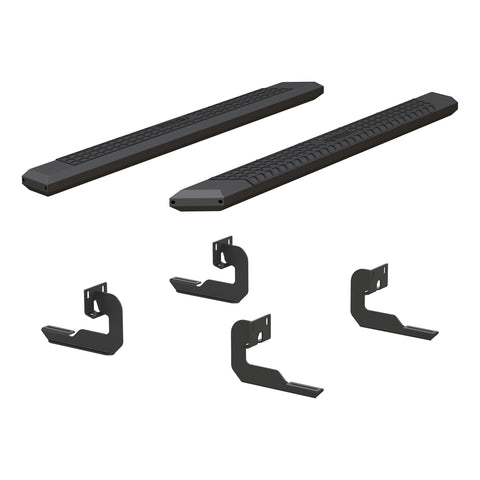 ARIES 2556008 - AdvantEDGE 5-1/2 x 75 Black Aluminum Side Bars, Select Ford F-150