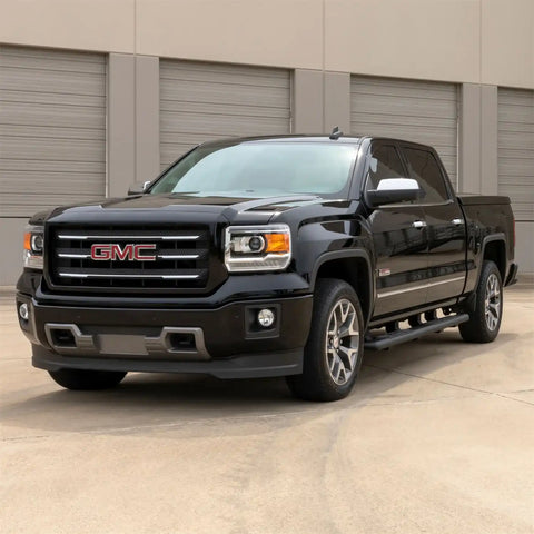 ARIES 2558021 - AscentStep 5-1/2 x 75 Black Steel Running Boards, Select Silverado, Sierra