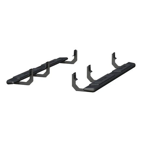 ARIES 2558045 - AscentStep 5-1/2 x 75 Black Steel Running Boards, Select Nissan Titan