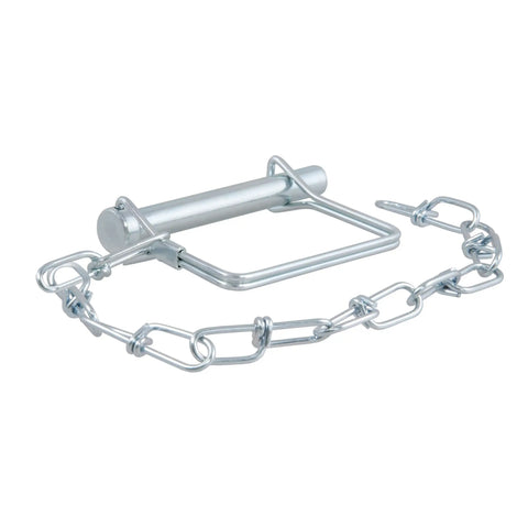 CURT 28001 3/8 Safety Pin with 12 Chain (2-3/4 Length, Packaged)