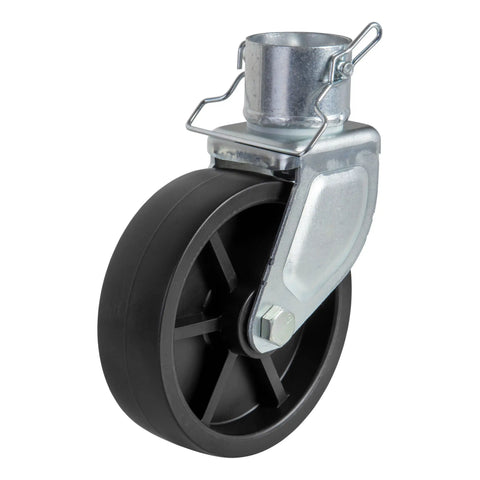 CURT 28276 6 Jack Caster (Fits 2 Tube, 1,200 lbs.)