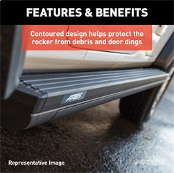 ARIES 3025179 - ActionTrac 83.6 Powered Running Boards (No Brackets)