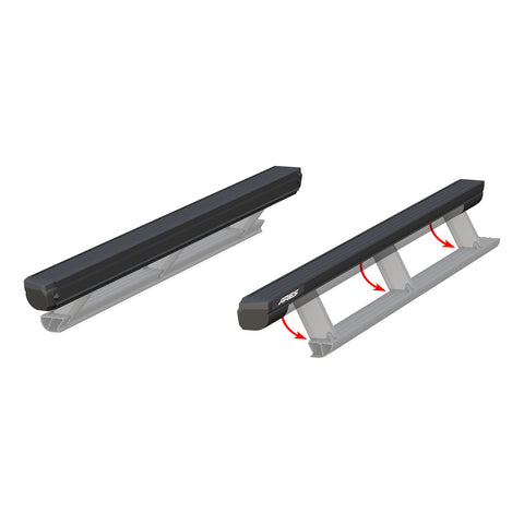 ARIES 3025183 - ActionTrac 87.6 Powered Running Boards (No Brackets)