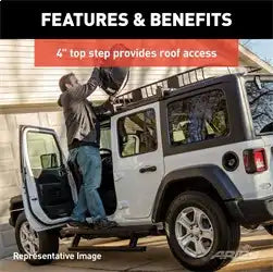 ARIES 3034470 - ActionTrac 48.75 Powered Running Boards, Select Jeep Wrangler JK 2-Door