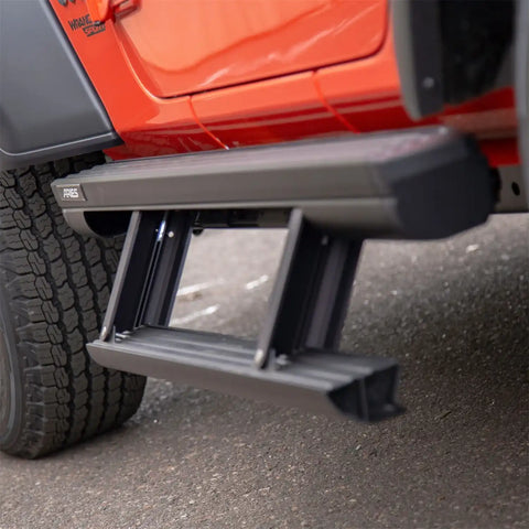ARIES 3034471 - ActionTrac 48.75 Powered Running Boards, Select Jeep Wrangler JL 2-Door