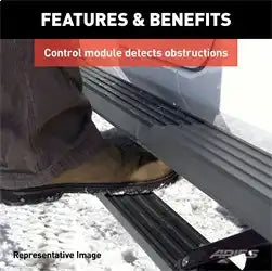 ARIES 3034472 - ActionTrac 48.75 Powered Running Boards, Select Ford Bronco 2-Door